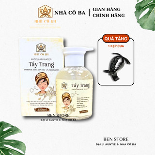 Nước tẩy trang trắng da đảng sâm bắc nhà cô ba 250ml