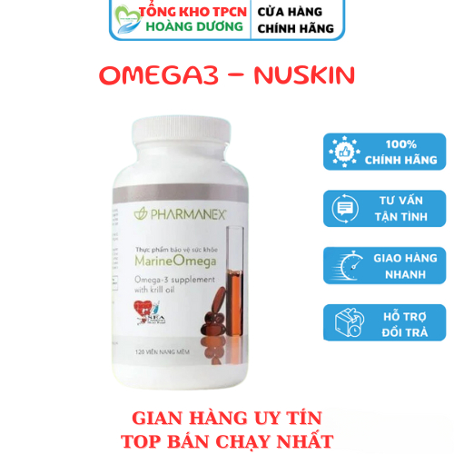OMEGA3 NUSKIN (TEM TIẾNG VIỆT) - Sức khỏe tim mạch, thần kinh, não bộ, Tăng  trí nhớ, chống mỡ máu