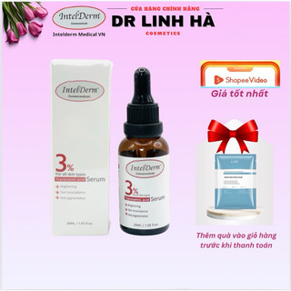Serum Tranexamic acid 3% Intelderm sáng da , giảm thâm nám thâm mụn,cấp ẩm cho da giảm giãn mao mạch Dr Linh Hà