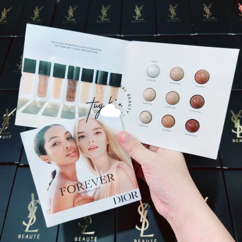 [ Sample 9 ô ] Vĩ Kem Nền/ Che khuyết điểm Forever Skin Glow Foundation