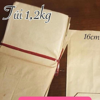 100 túi giấy kraft không quai số t1.2