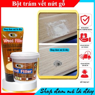 Bột trét gỗ, keo trám gỗ WOOD FILLER Bosny, keo dán gỗ, keo vá gỗ, tủ, bàn ghế, nội thất