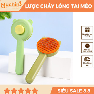 Bàn chải chải lông cho thú cưng, Lược chải lông cho chó mèo hình tai mèo dễ thương siêu đáng yêu - Muchinshop
