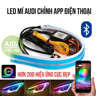 [CHỈNH APP] Bộ Led mí Audi chạy đuổi RGB đa màu chỉnh App - lắp xe máy, ô tô con DC12v - KHÔNG LẮP XE ĐIỆN