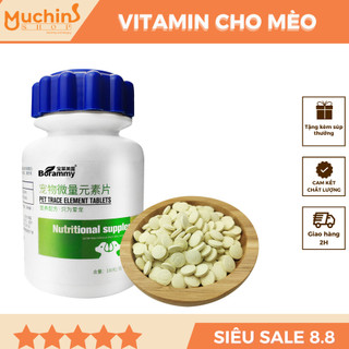  Vitamin tổng hợp cho thú cưng Borammy - Vitamin cho mèo giúp tăng cường đề kháng, hỗ trợ xương chắc khỏe