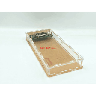 Box sạc dự phòng Mica trong suốt dùng cho Pin Li-Ion 18650