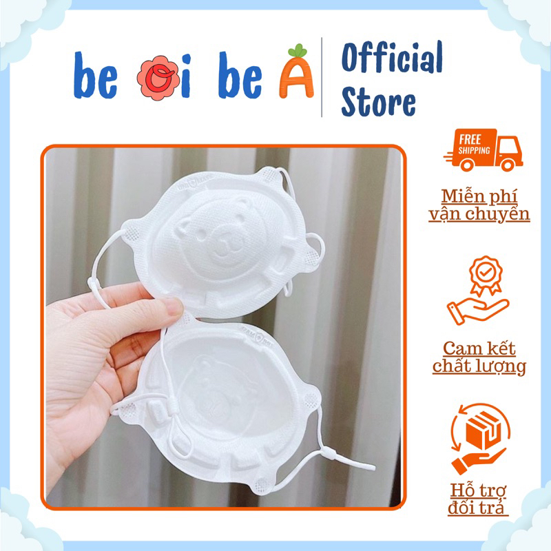 Túi 3 chiếc khẩu trang gấu Uni
