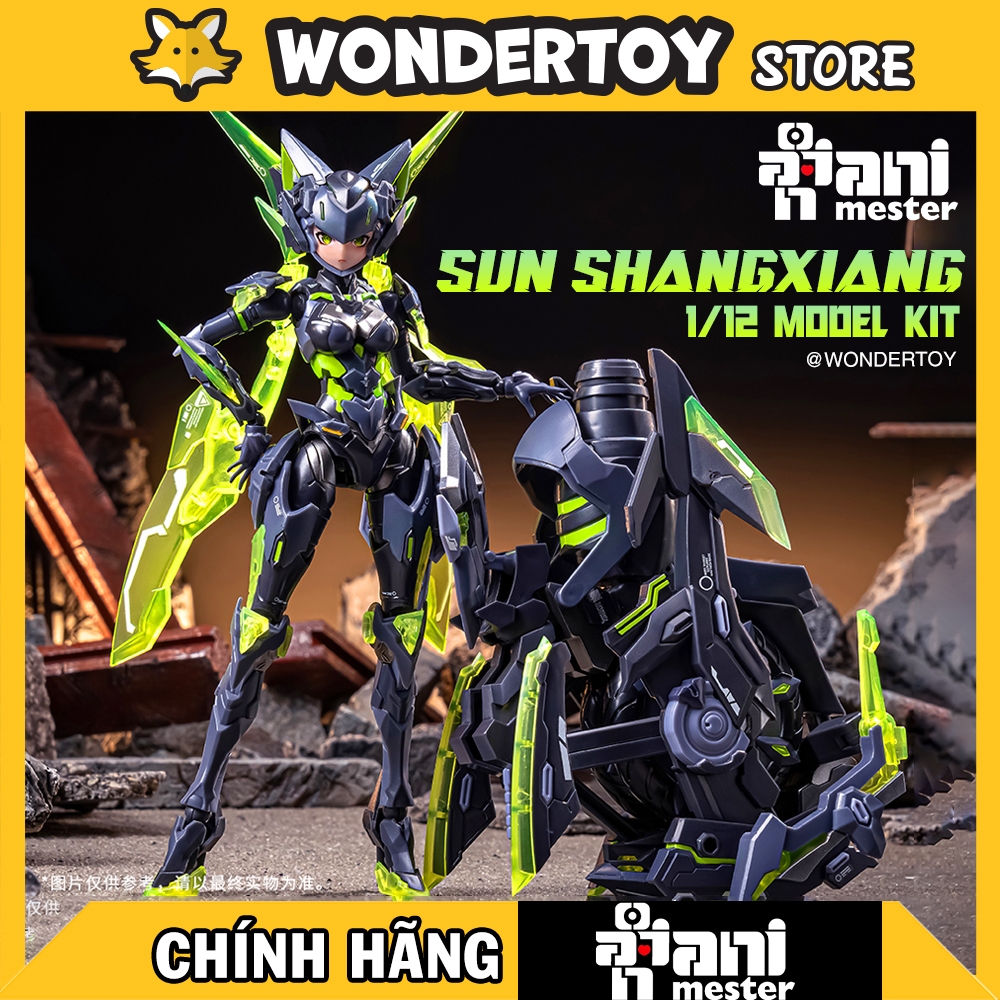 Mô Hình Lắp Ráp Chính Hãng Animester Sun ShangXiang The Doom Mecha Honor of King 1/12 Model Kit