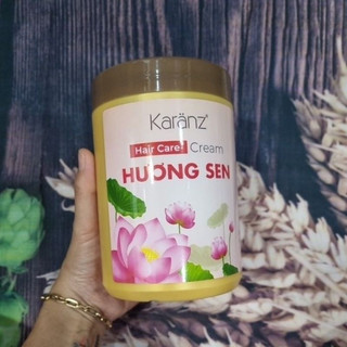 Hấp dầu Karanz (cao)1000ml hương sen cho mọi loại tóc [Wego_Cosmectics]