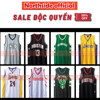 Bộ quần áo bóng rổ các câu lạc bộ - Mùa giải mới nhất– Trang phục thi đấu bóng rổ in -Tặng kim bơm túi lưới SIEU HOT