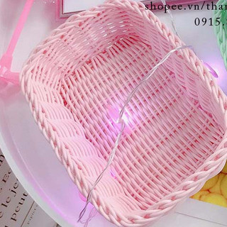 Giỏ pastel xinh xắn decor góc học tập ( Rổ pastel đựng đồ cá nhân )