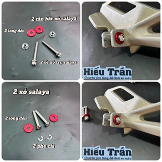 Ốc gác Chân SALAYA Kèm Tán Tặng Long Đền Kitaco lắp mọi Dòng Xe Honda Yamaha