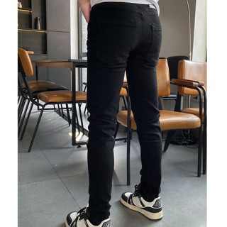 Quần jean nam giành cho học sinh , sinh viên , quần bò dài rách gối nam , ống đứng , kiểu dáng hàn quốc