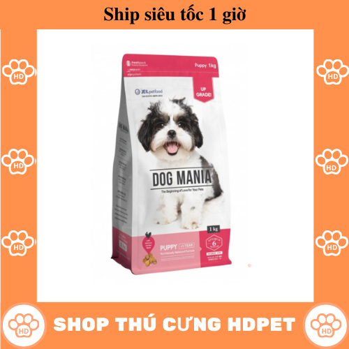 (1KG) Thức ăn hạt cho chó con Dog Mania Puppy dinh dưỡng cao
