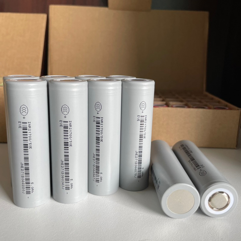 Pin sạc 21700 EVE 50E Dung lượng 5000mAh Xả 15A