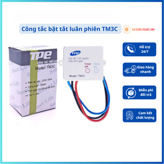 Công tắc hẹn giờ tự động bật tắt luân phiên TM3C