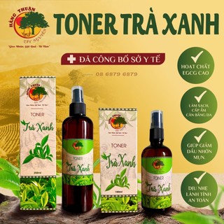Toner Trà Xanh Chống Lão Hóa, Sạch Sâu Mang Lại Làng Da Trắng Sáng Khỏe Mạnh