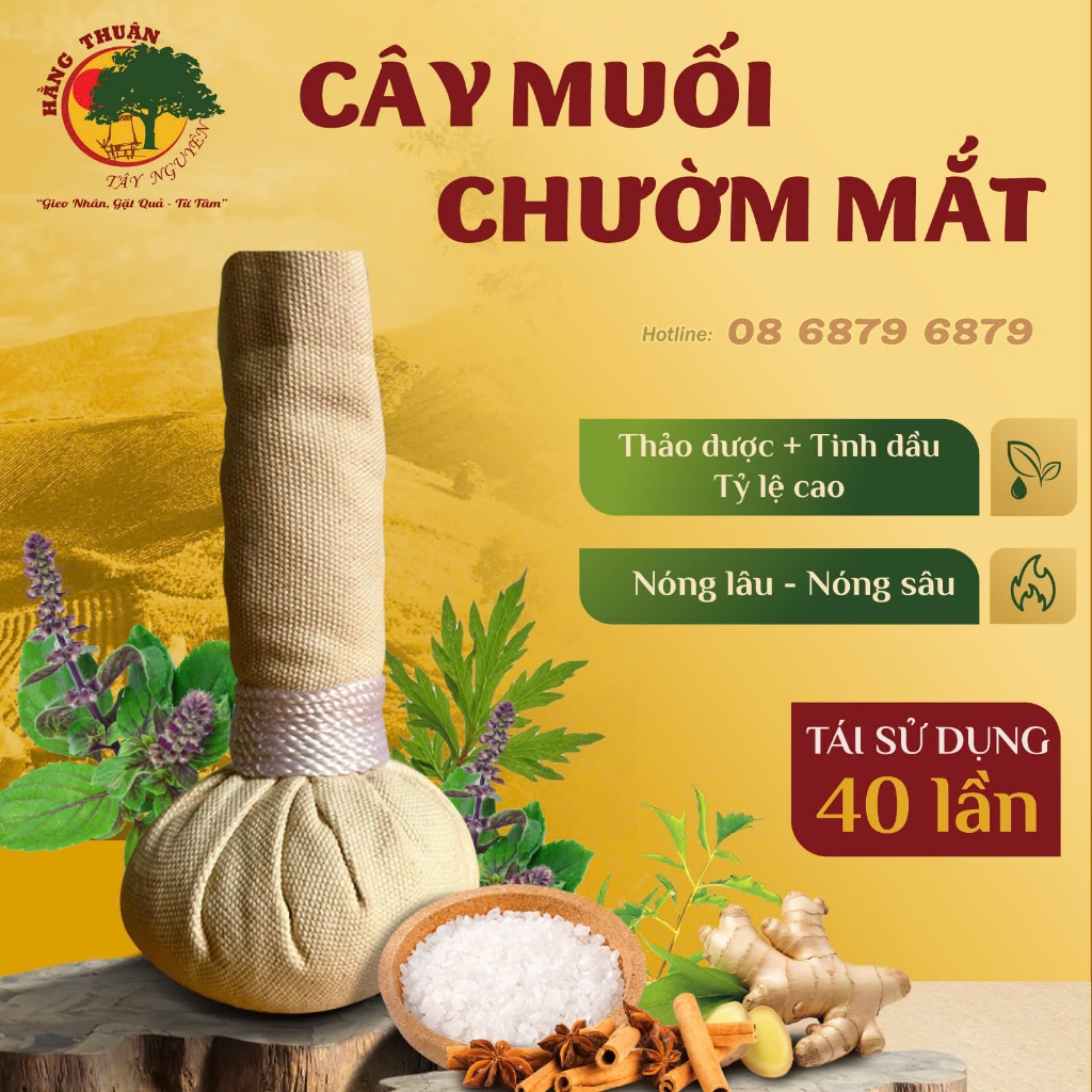 Cây Muối Thảo Dược Chườm Mắt