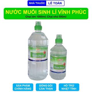 Nước muối sinh lý Vĩnh Phúc - Chai 500ml