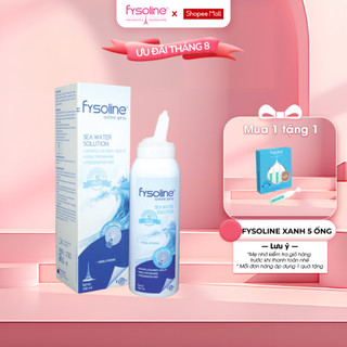 Fysoline - Xịt nước muối biển sâu Pháp 100ml - Vệ sinh, giữ ẩm, cân bằng sinh lý niêm mạc mũi