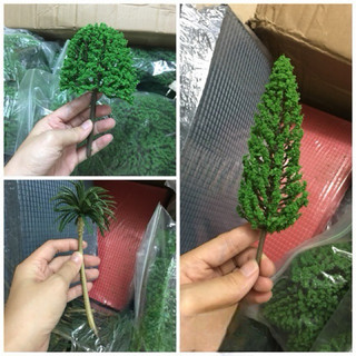 Các mẫu cây mô hình dáng cao làm nhà mô hình, sa bàn tiểu cảnh