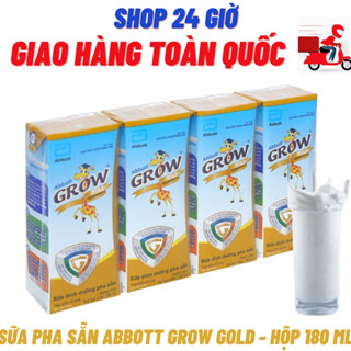 1 Lốc Sữa Abbott Grow Pha Sẵn 180 Ml