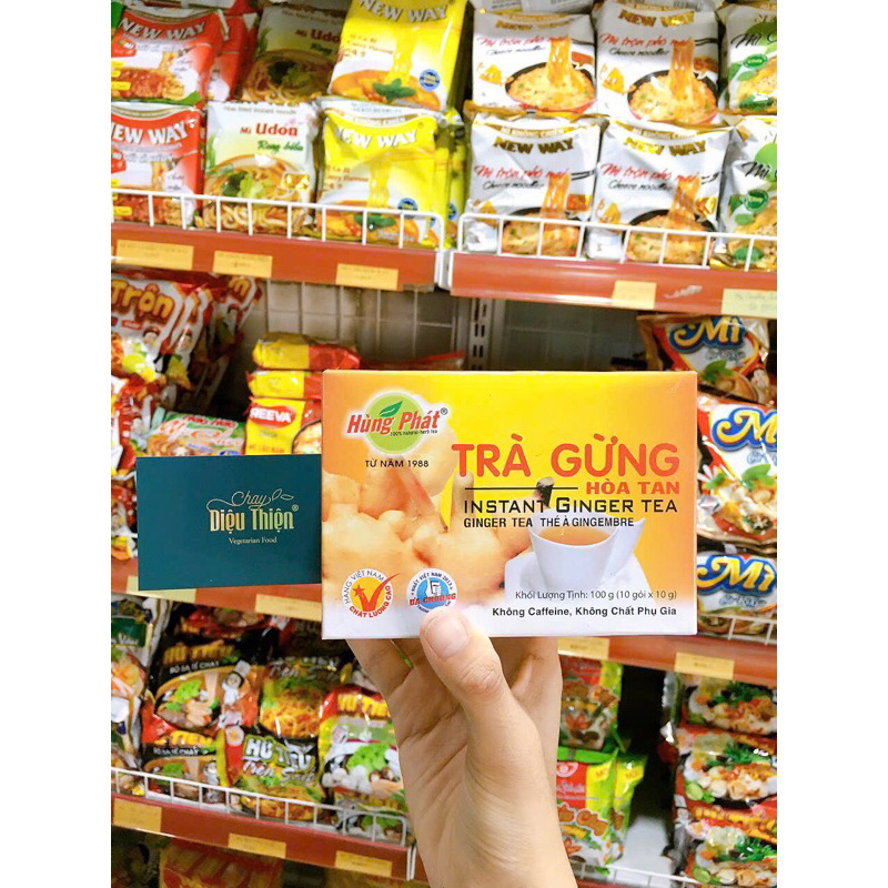 TRÀ GỪNG HOÀ TAN HÙNG PHÁT( 20 gói x 10g )