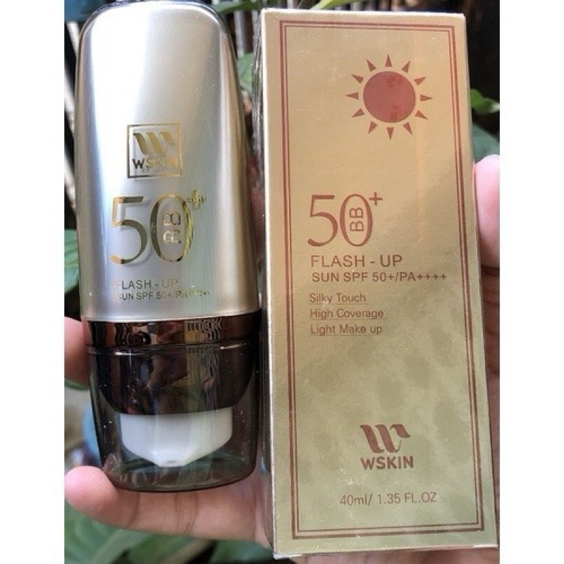 Kem Chống Nắng Nền WSkin BB Flash Up Sun SPF50+ PA++++ Hàn Quốc 40ml
