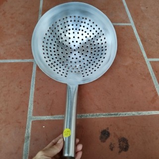 Vợt inox lỗ cỡ size 24cm , 26cm , 28cm , 30cm đường kính loại dày đẹp