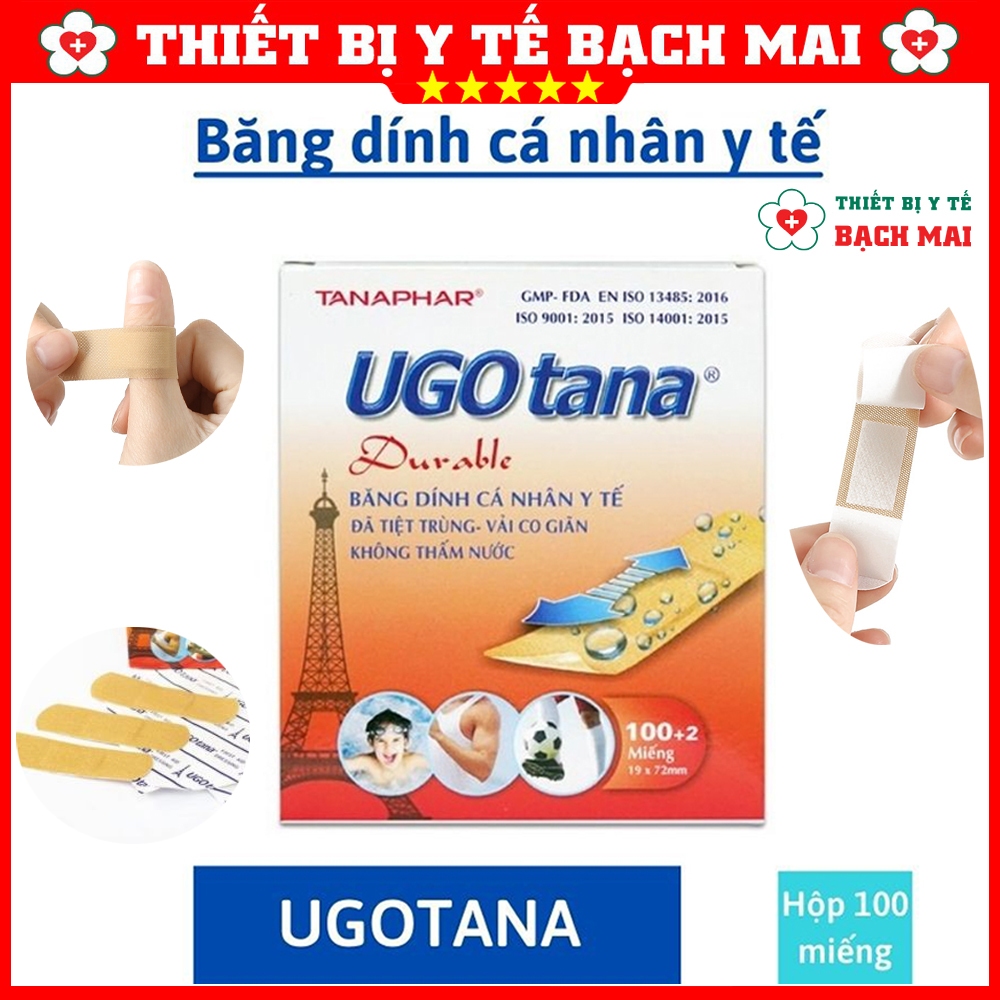 Băng Dính Cá Nhân Y Tế Ugotana [Hộp, Lẻ]