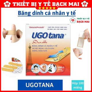 Băng dính cá nhân y tế ugotana lẻ - hộp