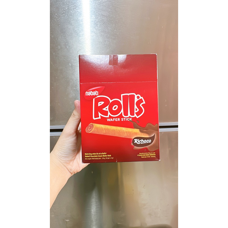 Bánh Nabati Chocolate Rolls 120gram (20 gói x 6gram)