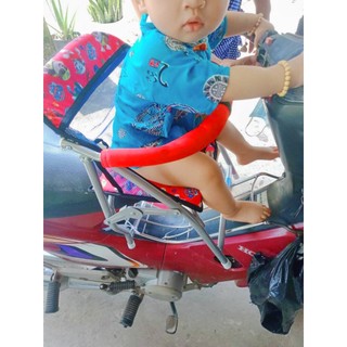 Ghế đi xe máy số xếp gọn cho bé