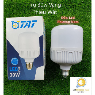 Bóng Đèn Led Trụ 30w Ánh Sáng VÀNG kín nước, siêu sáng