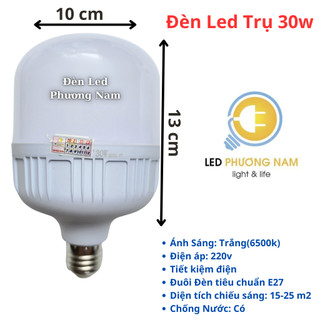 [GIÁ HỦY DIỆT] Bóng Đèn Led Trụ 30 Wát
