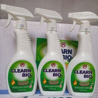 Bình xịt Muỗi, kiến, gián sinh học Clearn Bio, Nguồn gốc thảo mộc - An toàn - Hiệu quả Chai 530ml
