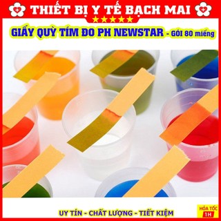Giấy Quỳ Tím Thử Nước Ối, Đo Độ PH [Gói 80 Miếng]