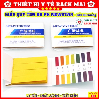 Bộ 80 Miếng Giấy Quỳ Tím Thử PH