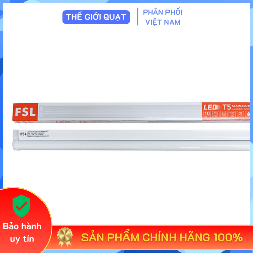 [HỎA TỐC] Bóng đèn led tuýp T5 FSL công suất 10W dài 90cm, ánh sáng trắng & vàng - Hàng chính hãng