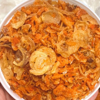 500g muối tôm hành phi công thức độc quyền, vị ngọt ngọt mặn mặn, không cay