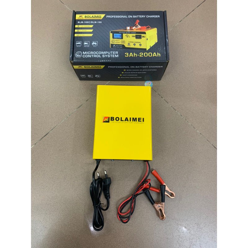 Bộ sạc điện bình ăc-quy BLM-168 (từ 3Ah -> 200Ah)