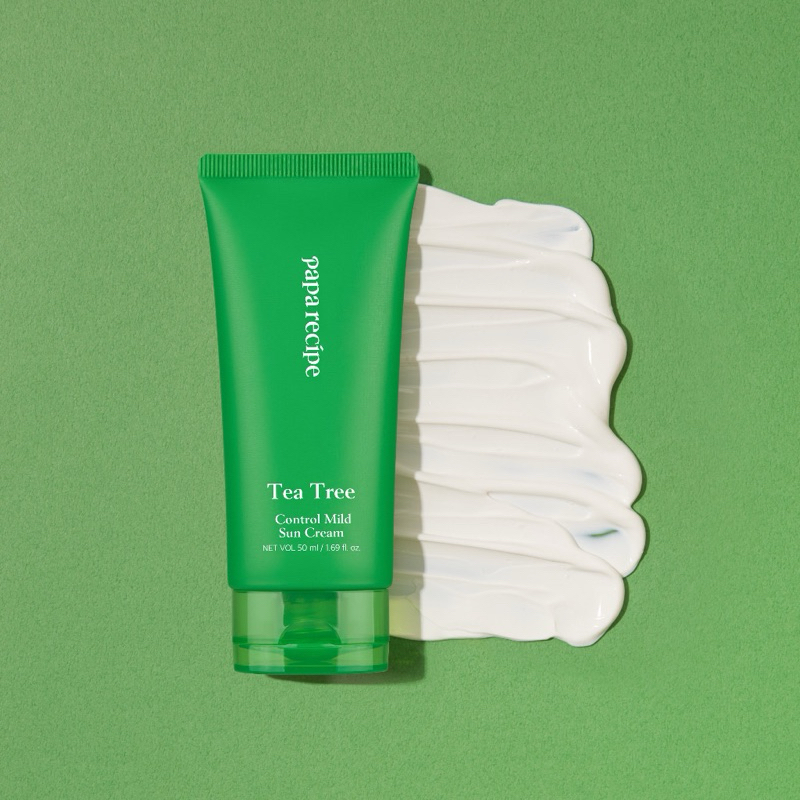 Papa recipe Kem chống nắng Tea Tree Control mild (50ml) và cà tím(50ml)