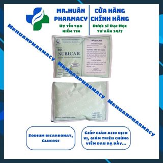 Muối dạ dày Nabicar Nubicar 100g - Hỗ trợ giảm acid dịch vị, giúp giảm triệu chứng viêm đau dạ dày