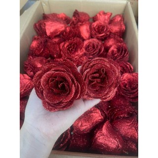 Hoa hồng nhũ kim tuyến đủ màu