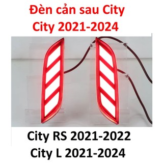Đèn led gầm sau honda city 2021 2022 2023 2024 led cản sau dạng đứng 4 chế độ xi nhan chạy rất đẹp mắt đèn led