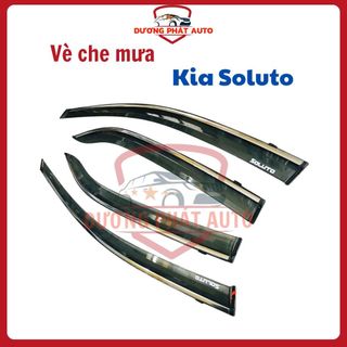 Vè che mưa xe Kia Soluto 2019-2023 chỉ mạ crom cao cấp