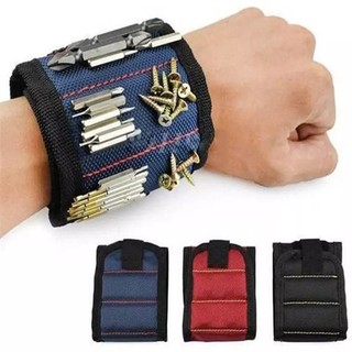 ❤️FREESHIP❤️ Băng đai nam châm đeo tay giữ đinh ốc vít phiên bản nâng cấp 15 viên nam châm