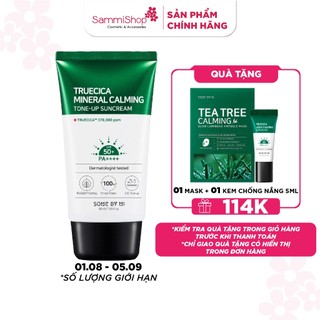 Some By Mi Kem chống nắng Truecica Mineral Calming Tone-up Suncream 50ml