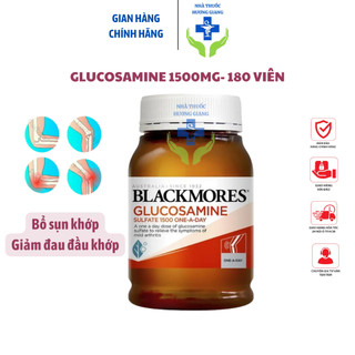 Glucosamine Blackmores 1500mg mẫu mới, date mới- Xương khớp Glucosamine, Giảm đau nhức, thoái hoá