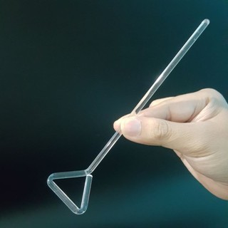 Que trang Que cấy trải vi sinh thủy tinh (que tam giác) cứng cáp